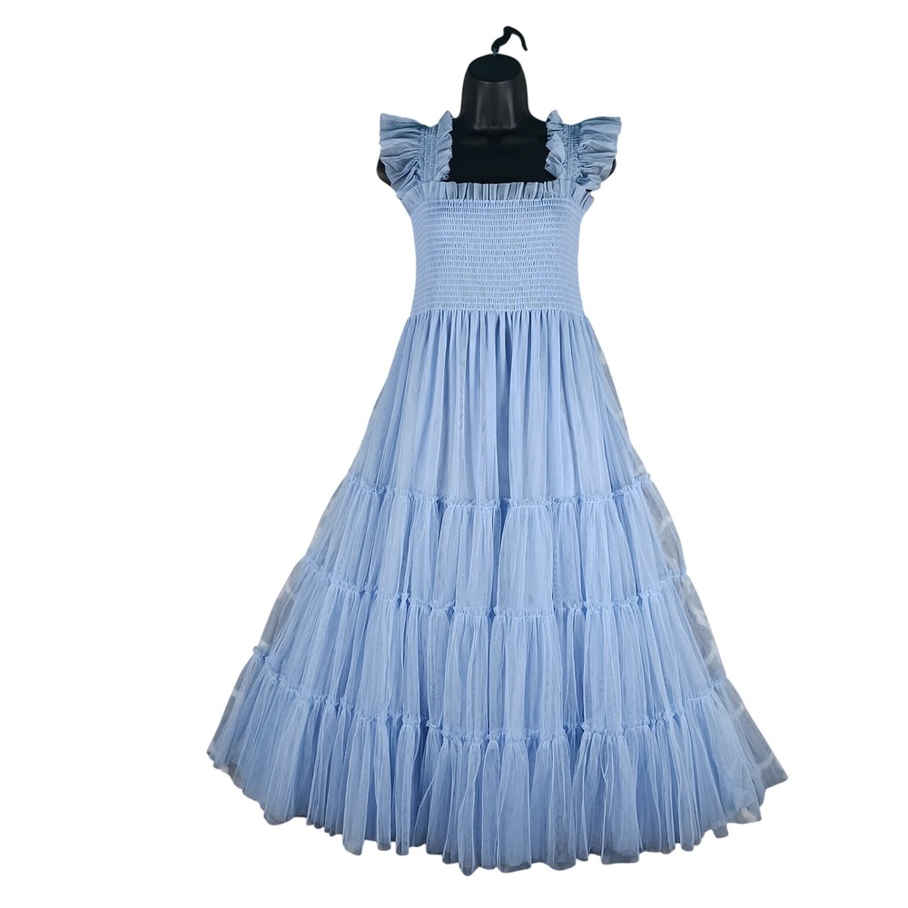 Hill House Home Ellie Nap Dress Size L Powder Blue Tulle Collectors Edition 2025